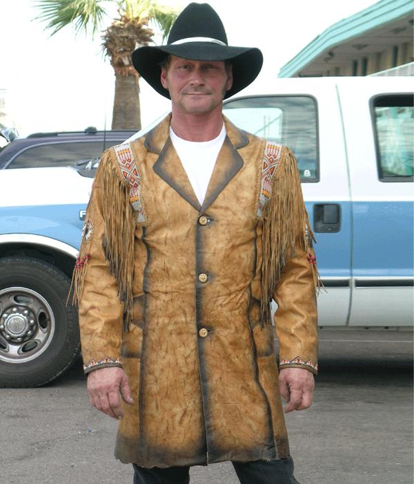 (image for) Fargo Western Leather Coat